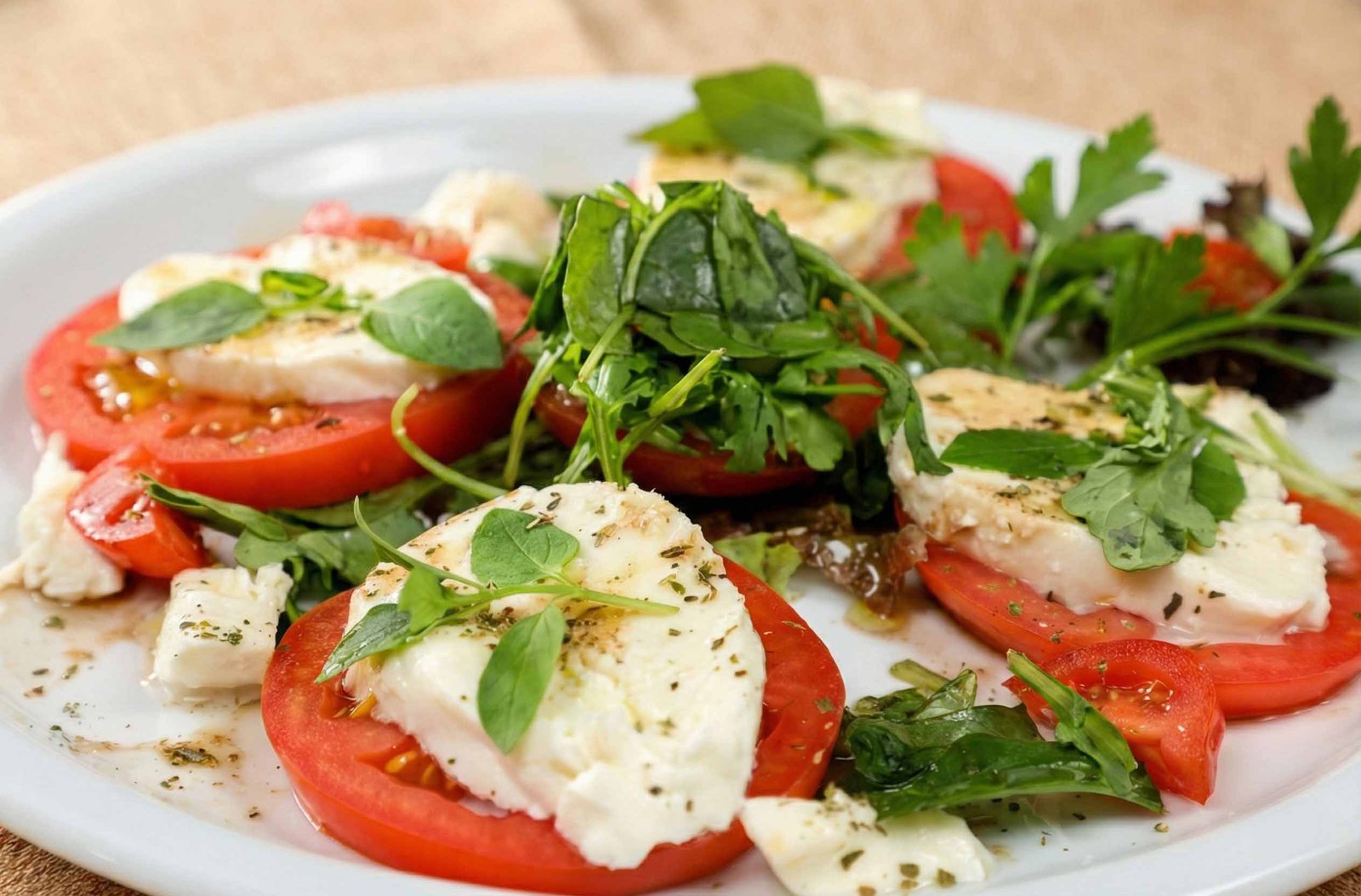 Tomato and mozzarella salad